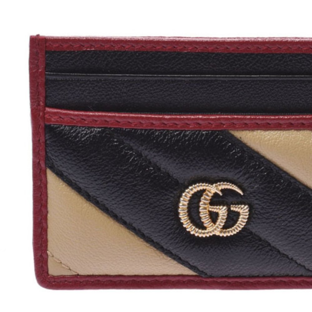 Gucci GG Marmont Matelasse Quilted Card Case new in box with dust bag